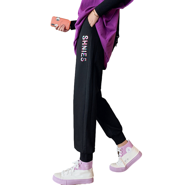 sweatpants women's casual pants students korean version of loose-fitting thin and wild harem spring autumn trousers & capris, Black;white
sweatpants women's casual pants students korean version of loose-fitting thin and wild harem spring autumn trousers & capris, Black;white