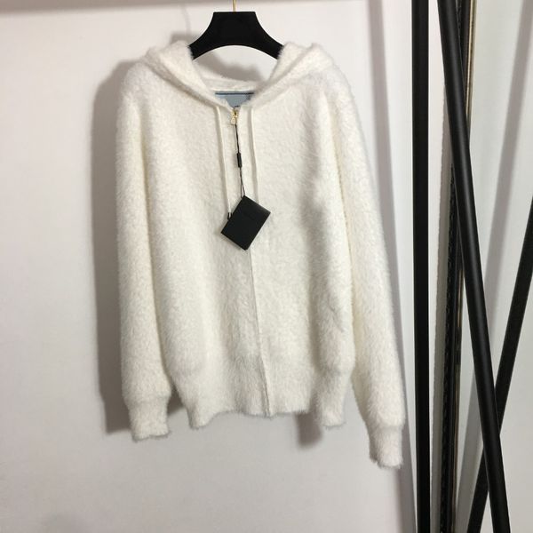 soft warm fur hooded coat embroidered letter mohair jacket long sleeve zipper outerwear spring autumn sports sweatshirts, Black
soft warm fur hooded coat embroidered letter mohair jacket long sleeve zipper outerwear spring autumn sports sweatshirts, Black