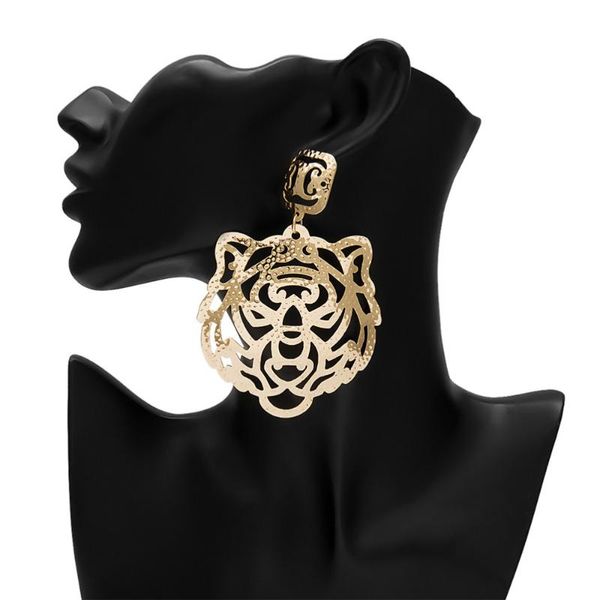 dangle & chandelier 1 pair of simple punk earrings tiger shaped ear hollow-out drop exaggerated dangler (golden), Silver
dangle & chandelier 1 pair of simple punk earrings tiger shaped ear hollow-out drop exaggerated dangler (golden), Silver