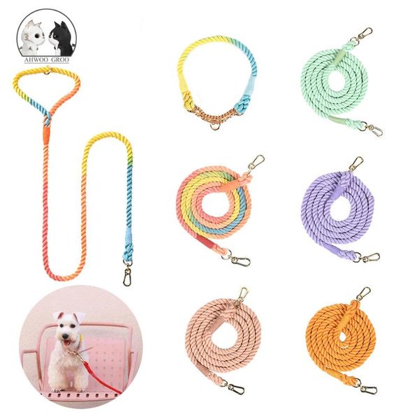 dog collars & leashes rainbow leash pet puppy walking training lead for large medium small dogs strap belt cotton traction rope
dog collars & leashes rainbow leash pet puppy walking training lead for large medium small dogs strap belt cotton traction rope