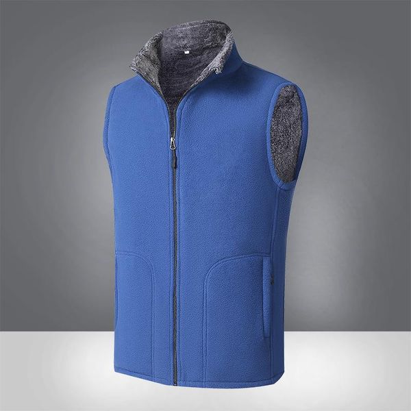 men's vests 2021 winter polar fleece thermal vest youth stand collar double-sided velvet, Black;white
men's vests 2021 winter polar fleece thermal vest youth stand collar double-sided velvet, Black;white