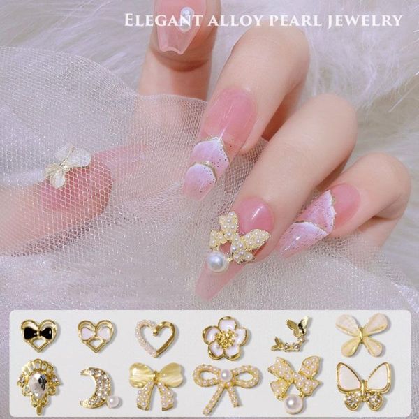 nail art decorations 10pcs bowknot love alloy jewelry pearl decoration moon flower butterfly accessories rhinestone, Silver;gold
nail art decorations 10pcs bowknot love alloy jewelry pearl decoration moon flower butterfly accessories rhinestone, Silver;gold