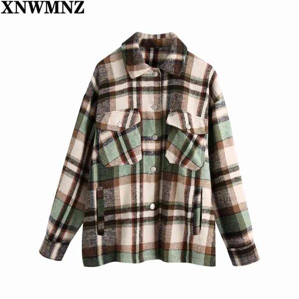 vintage winter women green plaid long coat jacket casual warm overcoat fashion coats loose outerwear 210520, Black;brown
vintage winter women green plaid long coat jacket casual warm overcoat fashion coats loose outerwear 210520, Black;brown