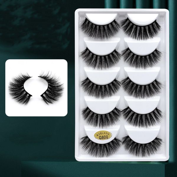 5 pairs false eyelashes 3d natural thick curls imitation mink eye lashes handmade simulation g800 mixed fake eyelash
5 pairs false eyelashes 3d natural thick curls imitation mink eye lashes handmade simulation g800 mixed fake eyelash
