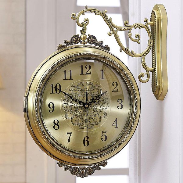 wall clocks european clock living room double sided mute fashion quartz creation household hanging b50
wall clocks european clock living room double sided mute fashion quartz creation household hanging b50
