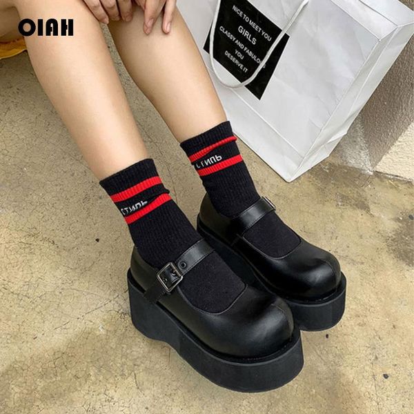 dress shoes oiah women mary janes pumps retro lolita round toe buckle strap thick sole 50`s style footwear handmade platform ladies, Black
dress shoes oiah women mary janes pumps retro lolita round toe buckle strap thick sole 50`s style footwear handmade platform ladies, Black
