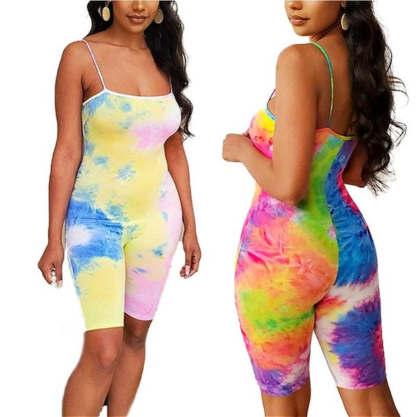 women's jumpsuits & rompers 2021 fashion women tie dye print sleeveless jumpsuit u neck bodycon slim romper summer female playsuits, Black;white
women's jumpsuits & rompers 2021 fashion women tie dye print sleeveless jumpsuit u neck bodycon slim romper summer female playsuits, Black;white