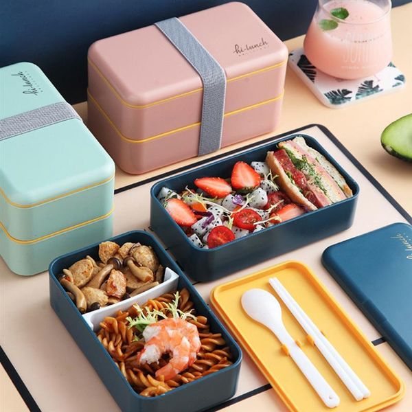 japanese style double layer bento box crisper lunch container for home storage bottles & jars
japanese style double layer bento box crisper lunch container for home storage bottles & jars