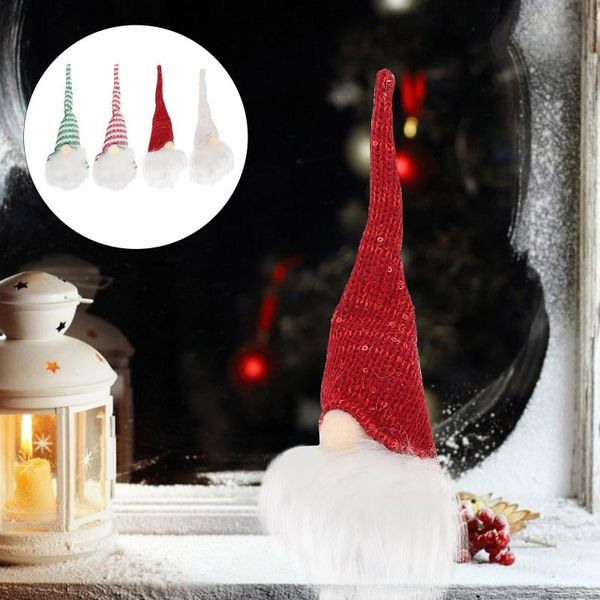 christmas decorations 4pcs xmas festival sequin gnome doll hanging decor with luminous function
christmas decorations 4pcs xmas festival sequin gnome doll hanging decor with luminous function