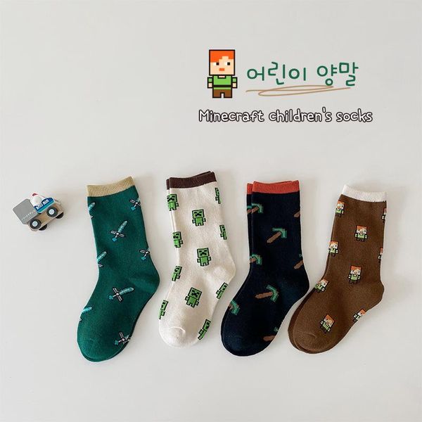 socks 4 pairs children 2021 autumn winter korean cartoon robot style cotton infant baby boys girls school, Pink;yellow
socks 4 pairs children 2021 autumn winter korean cartoon robot style cotton infant baby boys girls school, Pink;yellow