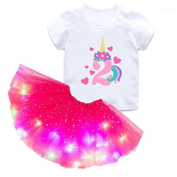 clothing sets girls birthday outfits dresses for 1-9y party girl tshirt + led glowing light tutu dress 3pcs suit1, White
clothing sets girls birthday outfits dresses for 1-9y party girl tshirt + led glowing light tutu dress 3pcs suit1, White
