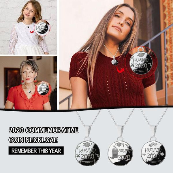 pendant necklaces 2021 fashion special offer for women i survived commemorative coin necklace memories of the past gift souvenir, Silver
pendant necklaces 2021 fashion special offer for women i survived commemorative coin necklace memories of the past gift souvenir, Silver