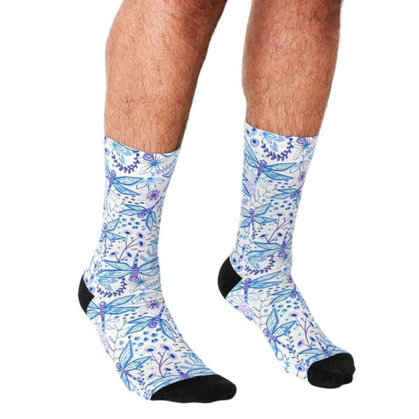men's socks funny men's dragonfly blues pattern printed hip hop men happy cute boys street style crazy novelty for, Black
men's socks funny men's dragonfly blues pattern printed hip hop men happy cute boys street style crazy novelty for, Black