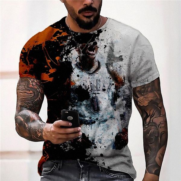 men's tee t shirt shirt 3d print graphic prints human soccer crew neck daily holiday print short sleeve casual vintage classic designe, White;black
men's tee t shirt shirt 3d print graphic prints human soccer crew neck daily holiday print short sleeve casual vintage classic designe, White;black