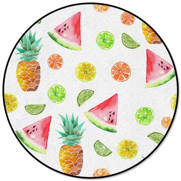 carpets modern home decorative round carpet watercolor pineapple watermelon orange area rugs parlor bedroom floor mat
carpets modern home decorative round carpet watercolor pineapple watermelon orange area rugs parlor bedroom floor mat