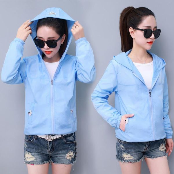 women's jackets 2021 women casual plus szie candy color thin sun protection windbreaker female hooded coat outerwear r962, Black;brown
women's jackets 2021 women casual plus szie candy color thin sun protection windbreaker female hooded coat outerwear r962, Black;brown