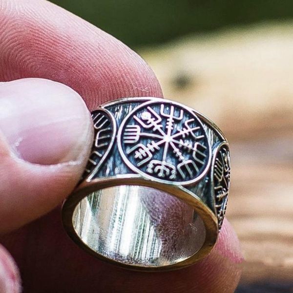 cluster rings 2021 trendy hip hop rock punk nordic mythological story viking compass silvery ring luxury personality for men women, Golden;silver
cluster rings 2021 trendy hip hop rock punk nordic mythological story viking compass silvery ring luxury personality for men women, Golden;silver