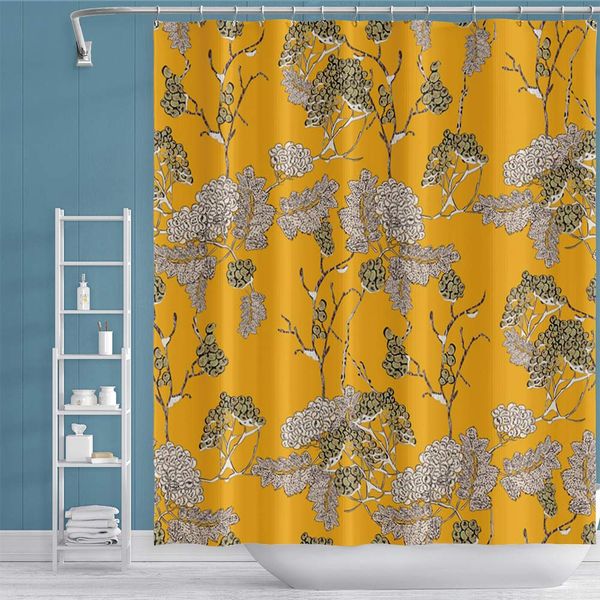 wild fruits berries illustration yellow polyester shower curtain with hooks modern chic botanical bath curtain for bathroom
wild fruits berries illustration yellow polyester shower curtain with hooks modern chic botanical bath curtain for bathroom