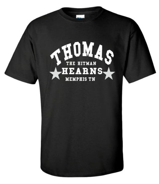 thomas the hitman hearns memphis tn boxing icon training gym mens t-shirt, White;black
thomas the hitman hearns memphis tn boxing icon training gym mens t-shirt, White;black