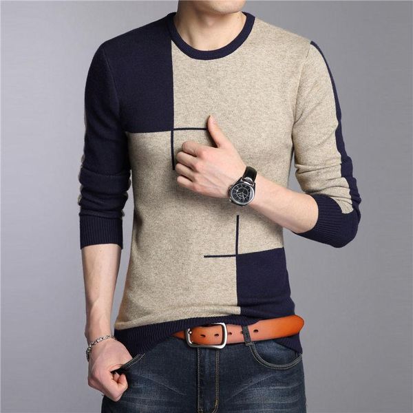 spring/autumn geometric color matching warm sweater o-neck knitted pullover men standard korean fashion men's sweaters, White;black
spring/autumn geometric color matching warm sweater o-neck knitted pullover men standard korean fashion men's sweaters, White;black