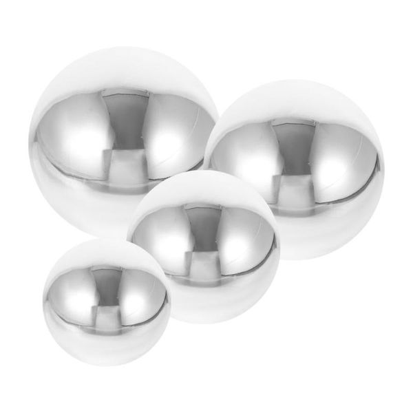 novelty items 4pcs decorative stainless steel hollow mirror surface balls gazing globe
novelty items 4pcs decorative stainless steel hollow mirror surface balls gazing globe
