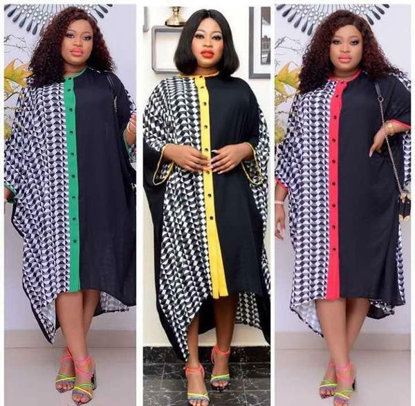 ethnic clothing 2021 casual patchwork printed african women dress batwing sleeve loose long maxi dresses robes, Red
ethnic clothing 2021 casual patchwork printed african women dress batwing sleeve loose long maxi dresses robes, Red