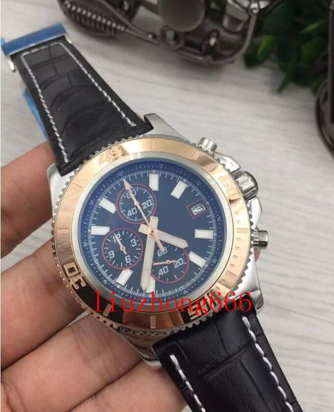 8 styles quality new watches men superocean ii heritage 46 watch leather belts quartz chronograph mens wristwatches, Slivery;brown
8 styles quality new watches men superocean ii heritage 46 watch leather belts quartz chronograph mens wristwatches, Slivery;brown
