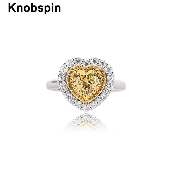 cluster rings knobspin romantic 100% 925 sterling silver heart wedding engagement for women high carbon diamond fine jewelry wholesale, Golden;silver
cluster rings knobspin romantic 100% 925 sterling silver heart wedding engagement for women high carbon diamond fine jewelry wholesale, Golden;silver