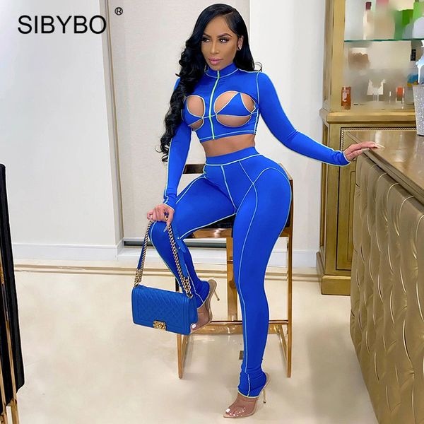 sibybo 2 piece sets hollow out outfits women long sleeve crop and pants femme streetwear striped casual matching set, Black;white
sibybo 2 piece sets hollow out outfits women long sleeve crop and pants femme streetwear striped casual matching set, Black;white