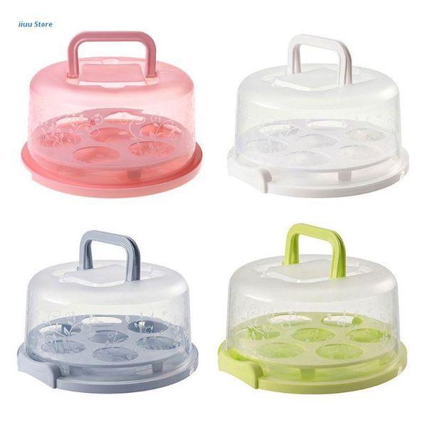 gift wrap l5ye portable plastic round cupcake container dessert cake storage box handheld carrier wedding kitchen supplies
gift wrap l5ye portable plastic round cupcake container dessert cake storage box handheld carrier wedding kitchen supplies