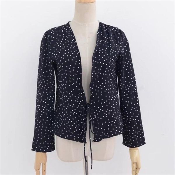 vintage bow tie closure star print kimono shirt retro woman long sleeve v neck blouse 210429, White
vintage bow tie closure star print kimono shirt retro woman long sleeve v neck blouse 210429, White