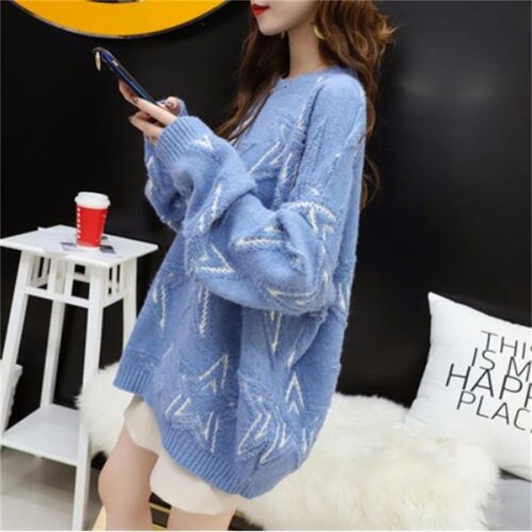 women's sweaters women christmas sweaters autumn winter pull jumpers casual warm sweaters female oversized sweater star print pullover, White;black
women's sweaters women christmas sweaters autumn winter pull jumpers casual warm sweaters female oversized sweater star print pullover, White;black