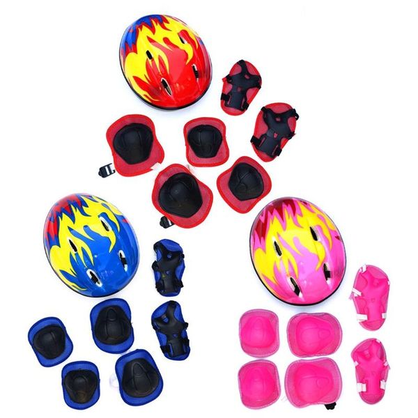 7pcs/set kids cycling protective gear bike helmet knee wrist elbow guard roller high-density padding comfort good ventilation & pads, Black;gray
7pcs/set kids cycling protective gear bike helmet knee wrist elbow guard roller high-density padding comfort good ventilation & pads, Black;gray