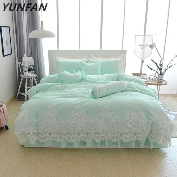 bedding sets elegant set flower print duvet cover ruffle lace bed skirt princess wedding bedroom textile pastoral style 4pcs/set
bedding sets elegant set flower print duvet cover ruffle lace bed skirt princess wedding bedroom textile pastoral style 4pcs/set