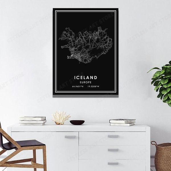 paintings iceland road map nordic living room decoration canvas poster modern home decor art print painting
paintings iceland road map nordic living room decoration canvas poster modern home decor art print painting