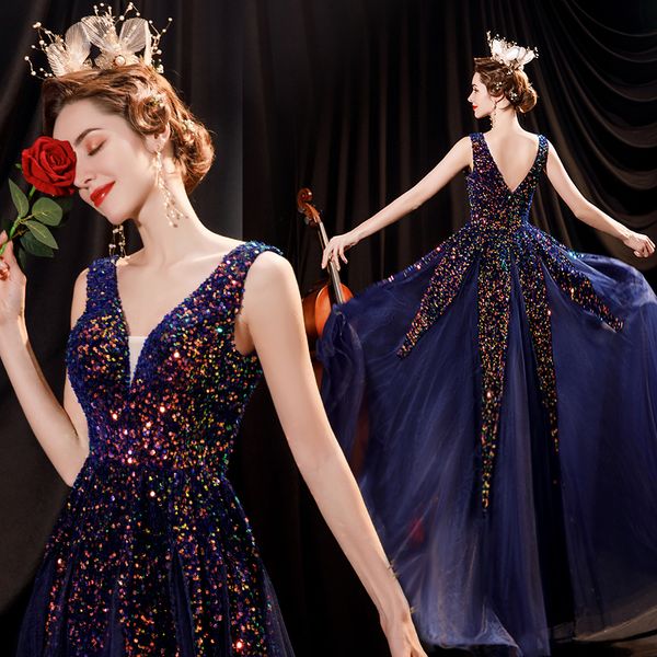 2021 blue starry sky bling sequins deep v neck aline evening dresses beaded beading sheath prom party dress elegant sweety princess gown, Black;red
2021 blue starry sky bling sequins deep v neck aline evening dresses beaded beading sheath prom party dress elegant sweety princess gown, Black;red