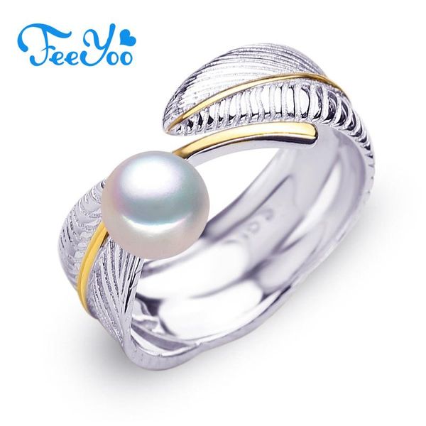 cluster rings feeyoo 925 sterling silver ring natural freshwater pearl for women and gold color female fine jewelry, Golden;silver
cluster rings feeyoo 925 sterling silver ring natural freshwater pearl for women and gold color female fine jewelry, Golden;silver