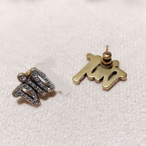 70% off outlet online 2021 new letter family earrings korean personality, Golden 
70% off outlet online 2021 new letter family earrings korean personality, Golden