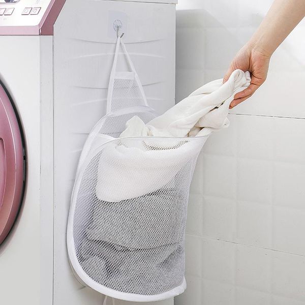 wall mounted laundry basket foldable save space punch self-adhesive dirty clothes net bag bathroom household storage tools bags
wall mounted laundry basket foldable save space punch self-adhesive dirty clothes net bag bathroom household storage tools bags