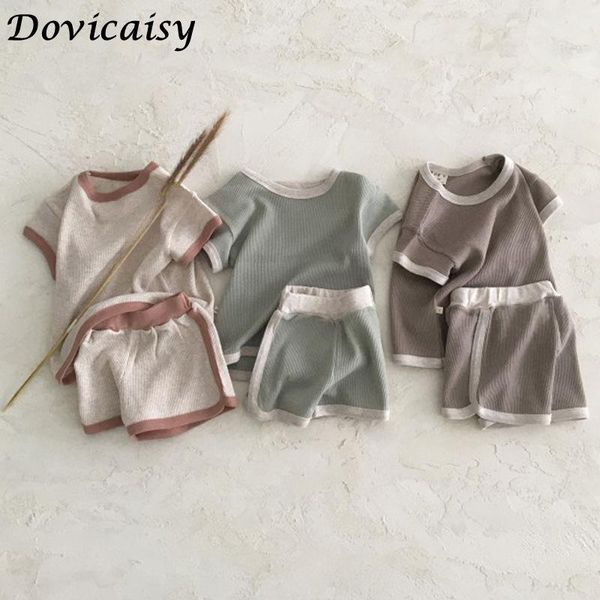 clothing sets korea baby clothes set boy and girl cotton casual short sleeve t-shirt + kid solid striped shorts pant 2pcs, White
clothing sets korea baby clothes set boy and girl cotton casual short sleeve t-shirt + kid solid striped shorts pant 2pcs, White