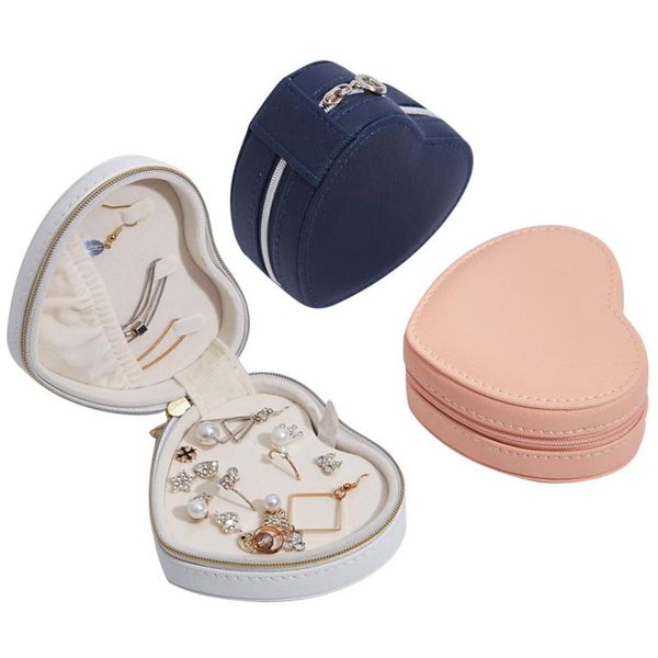 leather jewelry box heart-shaped case household storage rack for ring necklace earrings solid color 10.3*9.5*4.5cm boxes & bins
leather jewelry box heart-shaped case household storage rack for ring necklace earrings solid color 10.3*9.5*4.5cm boxes & bins