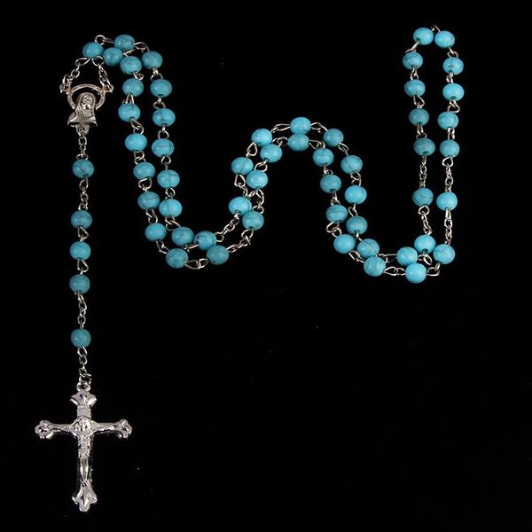 pendant necklaces catholic crystal handmade round glass beads rosary quality cross bead necklace religious, Silver
pendant necklaces catholic crystal handmade round glass beads rosary quality cross bead necklace religious, Silver