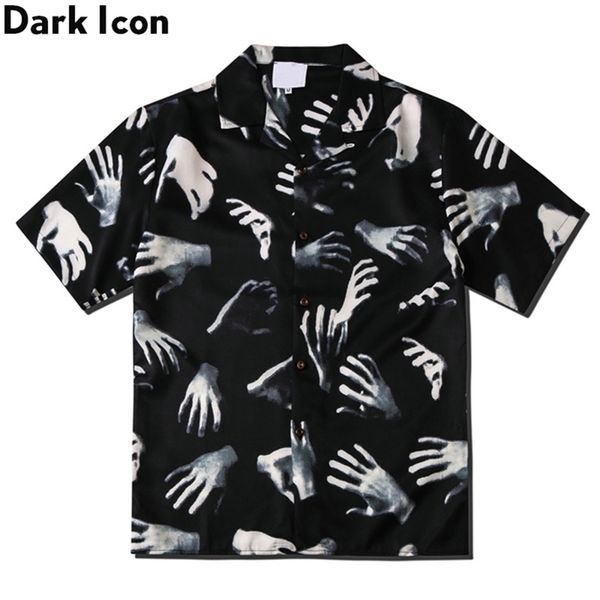 dark icon printed vintage street shirts for men summer hawaiian shirts male 220224, White;black
dark icon printed vintage street shirts for men summer hawaiian shirts male 220224, White;black