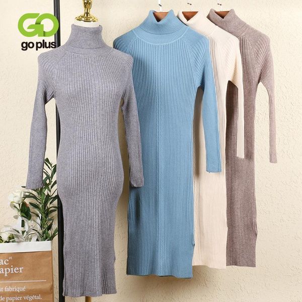 casual dresses goplus dress turtleneck sweater long sleeve knitted midi women vestidos de invierno manga larga 2021 c10848, Black;gray 
casual dresses goplus dress turtleneck sweater long sleeve knitted midi women vestidos de invierno manga larga 2021 c10848, Black;gray