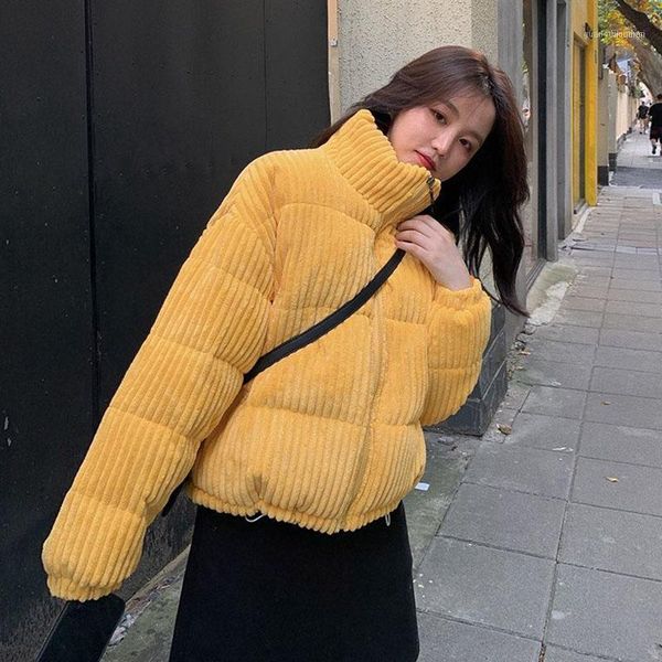 corduroy padded jacket women's short winter parka clothes fashion loose thick warm bread coat female jackets1, Black
corduroy padded jacket women's short winter parka clothes fashion loose thick warm bread coat female jackets1, Black