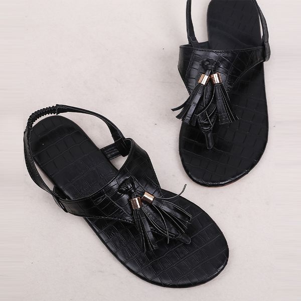 summer sandals for women tassel clip toe pu leather ladies flat shoes back strap female slippers casual woman beach shoes 2021, Black
summer sandals for women tassel clip toe pu leather ladies flat shoes back strap female slippers casual woman beach shoes 2021, Black