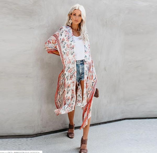 outdoor wea summer loose beach cape in europe and america bohemian printed bikini blouse, Gray;blue
outdoor wea summer loose beach cape in europe and america bohemian printed bikini blouse, Gray;blue