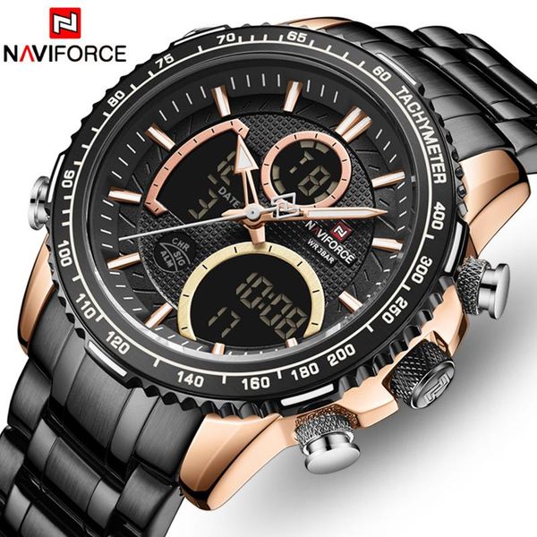 wristwatches naviforce watches mens analog quartz watch sport military led digital male chronogarph clock relogio masculino, Slivery;brown
wristwatches naviforce watches mens analog quartz watch sport military led digital male chronogarph clock relogio masculino, Slivery;brown