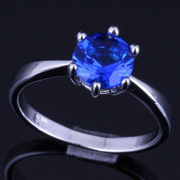 cluster rings cute round blue cubic zirconia silver plated ring v0104, Golden;silver
cluster rings cute round blue cubic zirconia silver plated ring v0104, Golden;silver