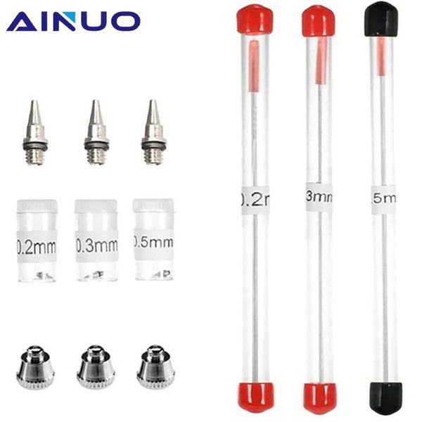 professional spray guns 0.2/0.3/0.5mm airbrush nozzle needle airbrushes gun spraying paint sprayer & brush replacement parts tool set access
professional spray guns 0.2/0.3/0.5mm airbrush nozzle needle airbrushes gun spraying paint sprayer & brush replacement parts tool set access